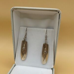Elegant Sterling Silver Drop Earrings